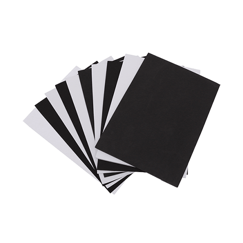 Black And White Eva Foam Sheets 6" X 9"Can Be Used For Cap Embroidery 100 Packs