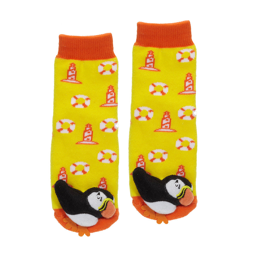 Messy Moose Socks, Puffin, 6 Packs
