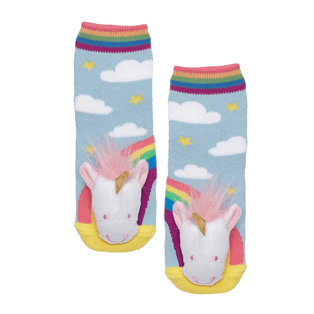 Messy Moose Socks, Unicorn, 6 Pack