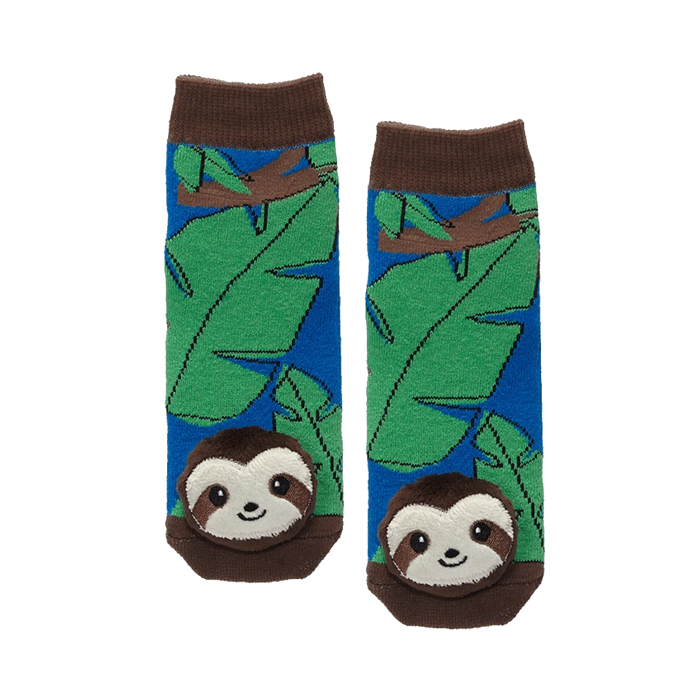 Messy Moose Socks, Sloth, 6 Pack