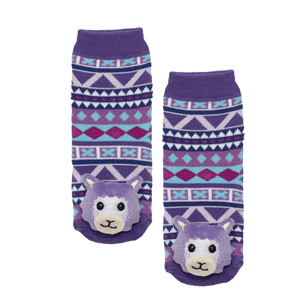 Messy Moose Socks, Llama, 6 Pack