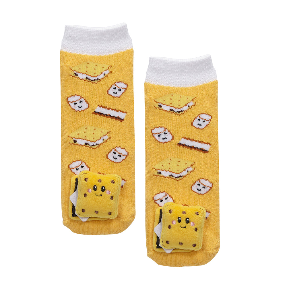 Messy Moose Socks, Baby Socks S'mores, 6 Pack