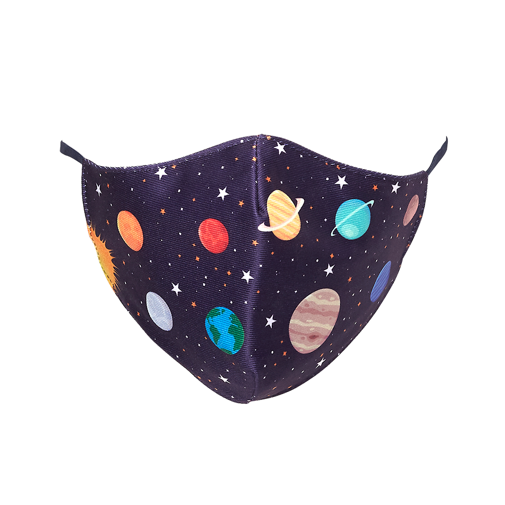 Solar System Kids Face Mask