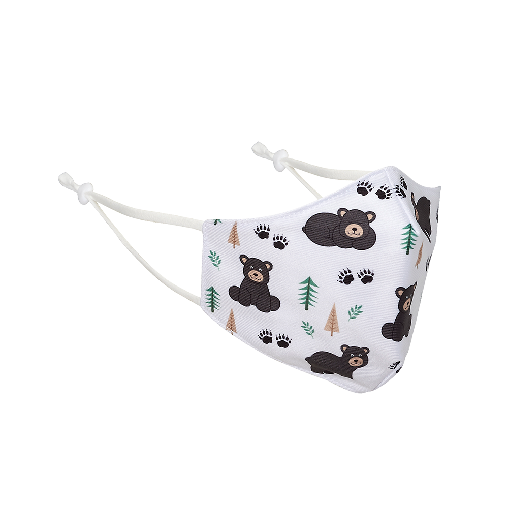 Black Bear Kids Face Mask