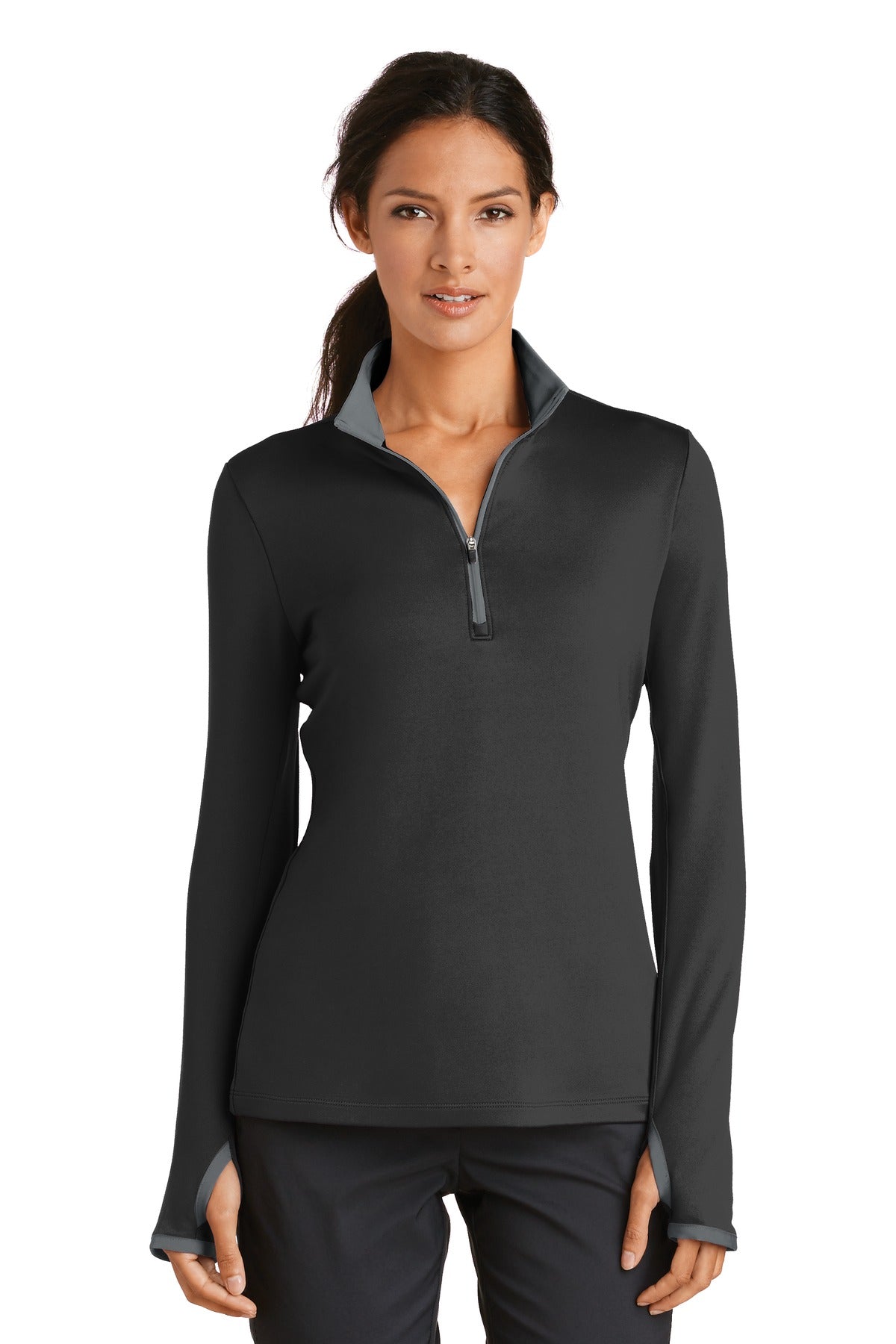 Nike Ladies Dri-FIT Stretch 1/2-Zip Cover-Up