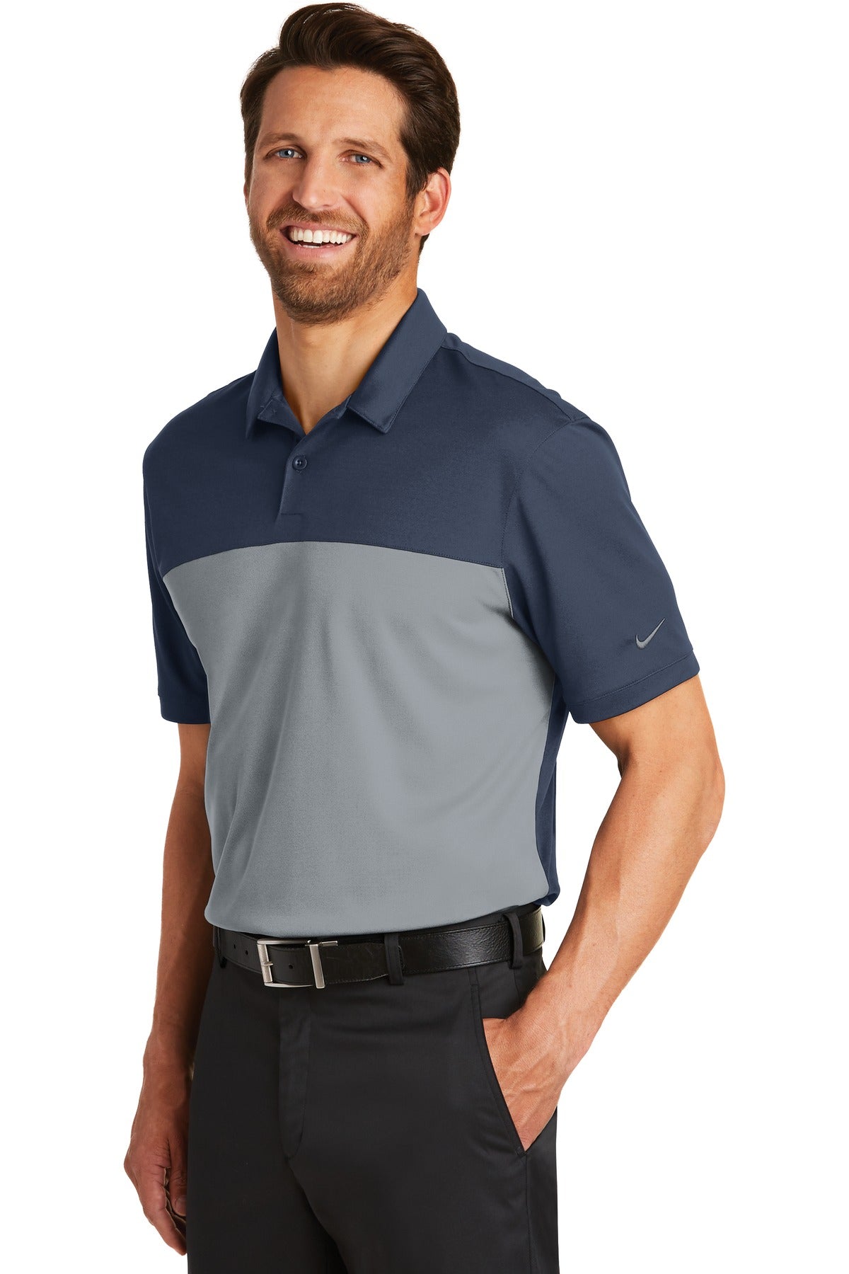 Nike Dri-FIT Colorblock Micro Pique Polo