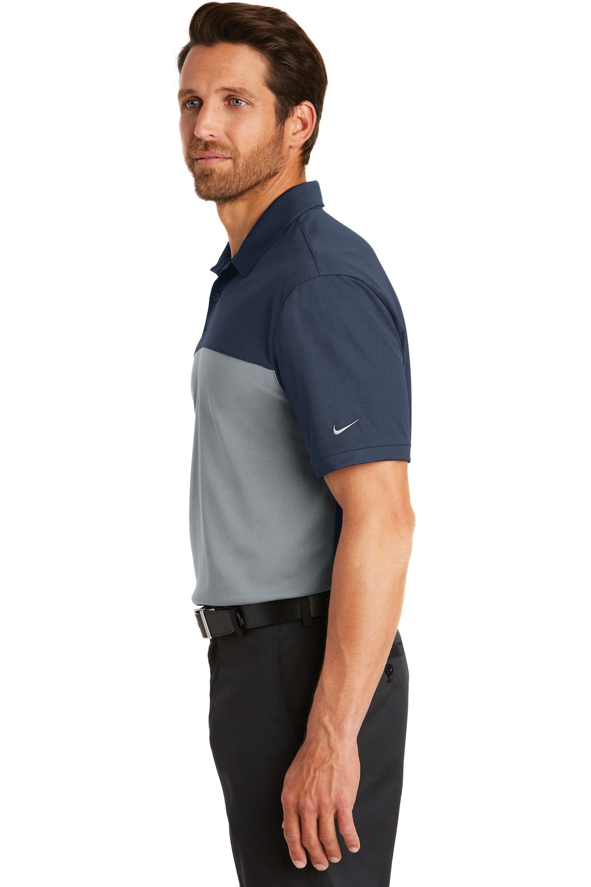 Nike Dri-FIT Colorblock Micro Pique Polo