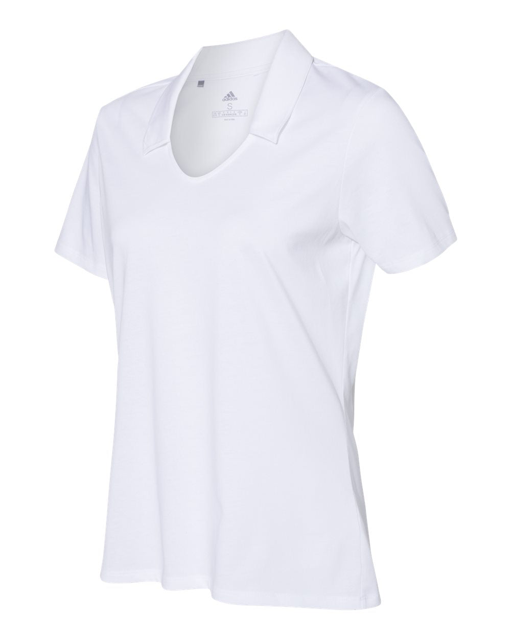 Adidas A323 Women's Cotton Blend Sport Shirt - White