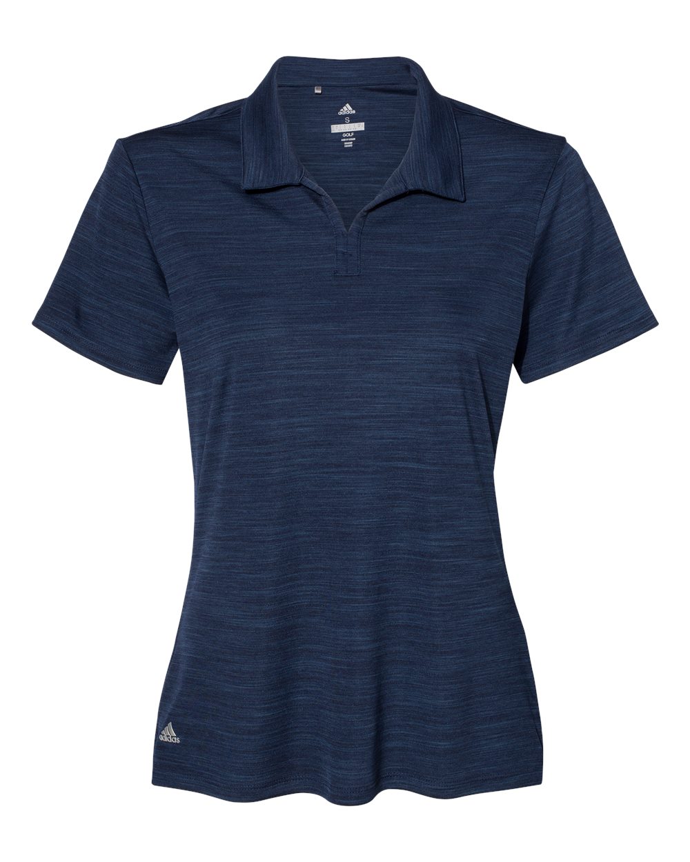 Adidas A403 Women's M??lange Sport Shirt - Collegiate Navy Melange