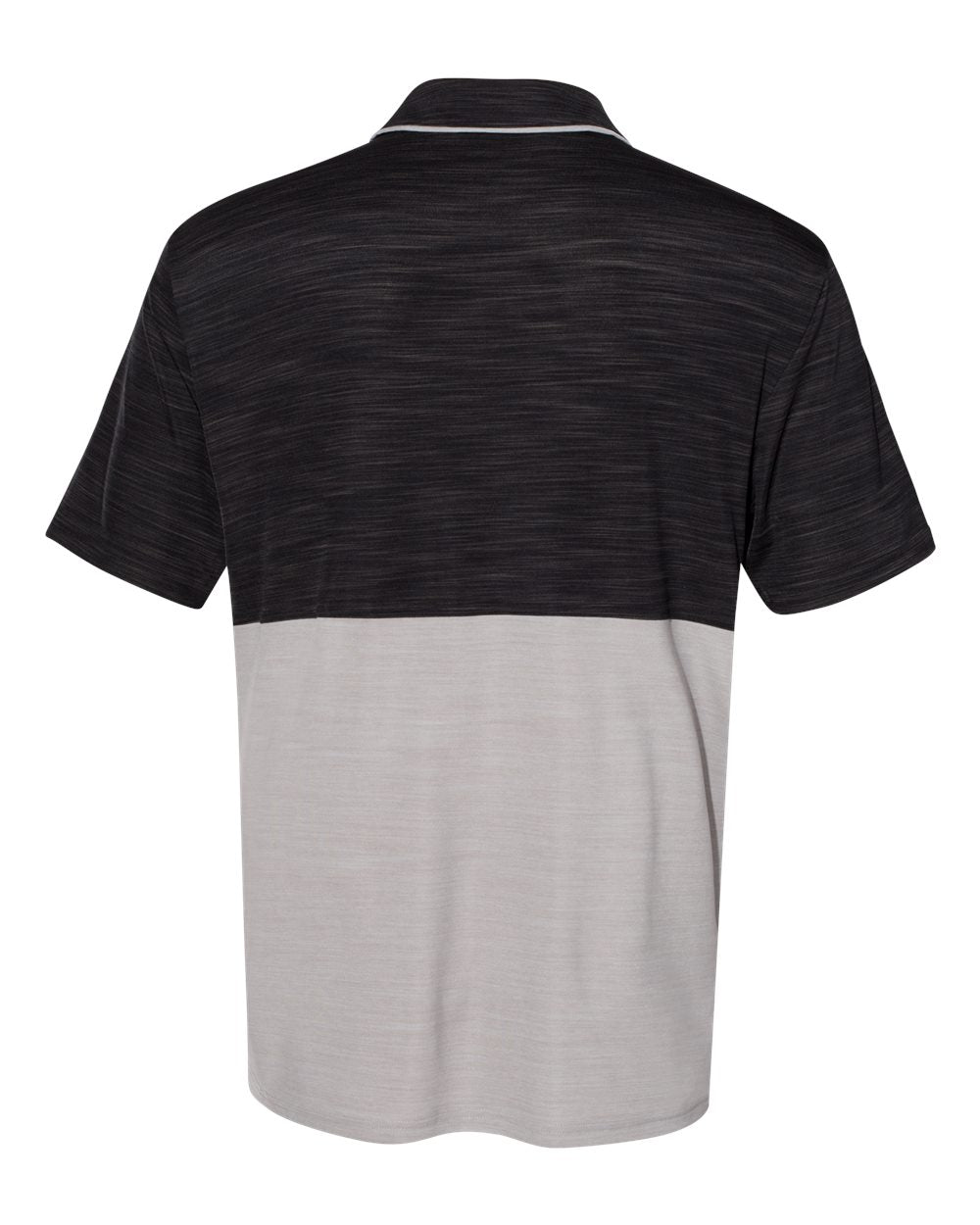 Adidas A404 Colorblocked M??lange Sport Shirt - Black Melange Mid Grey Melange