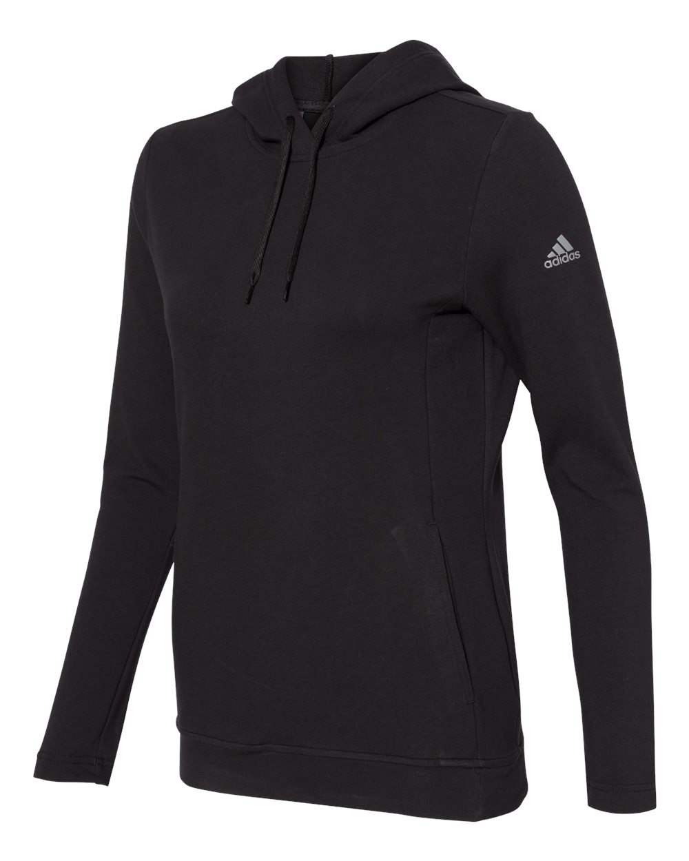 Adidas A451 Women's Lightweight Hooded Sweatshirt - Black