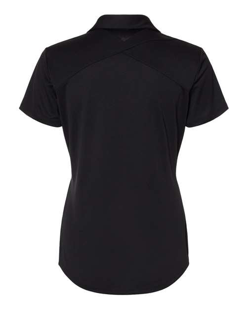 Adidas A481 Women's Floating 3-Stripes Polo - Black White