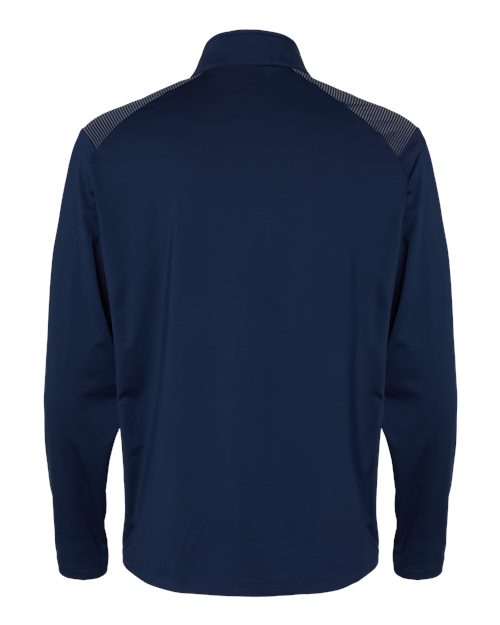 Adidas A520 Shoulder Stripe Quarter-Zip Pullover - Team Navy Blue