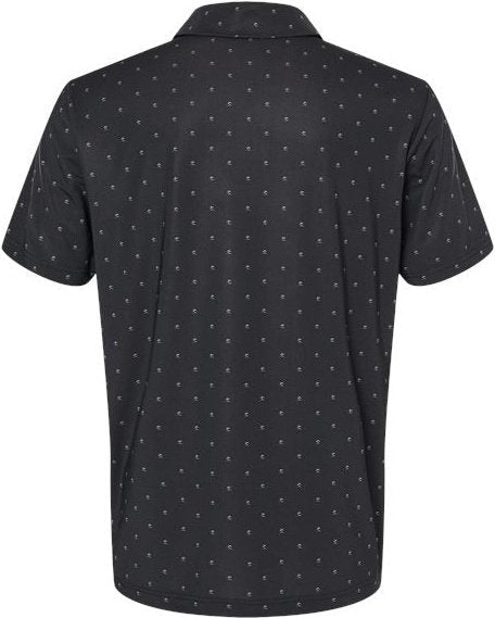 Adidas A574 Pine Tree Polo - Black Gray Three