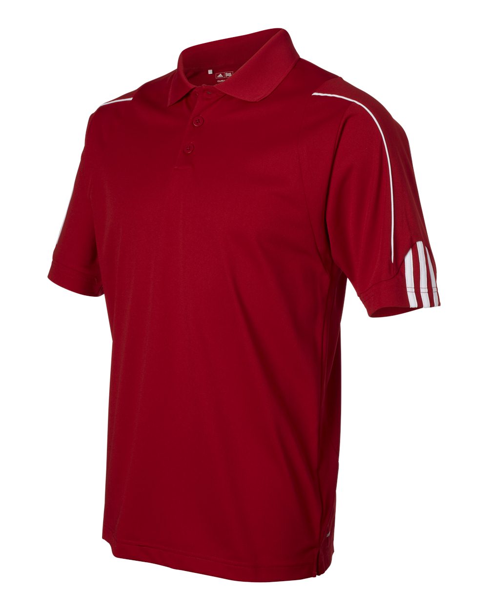 Adidas A76 3-Stripes Cuff Sport Shirt - Power RedWhite