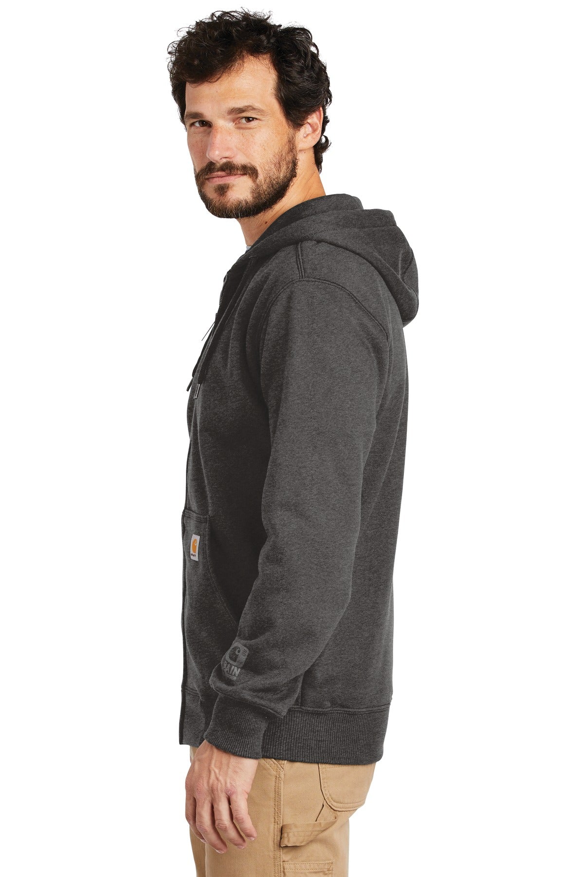 Carhartt Rain Defender Paxton Heavyweight Hooded Zip-Front Sweatshirt