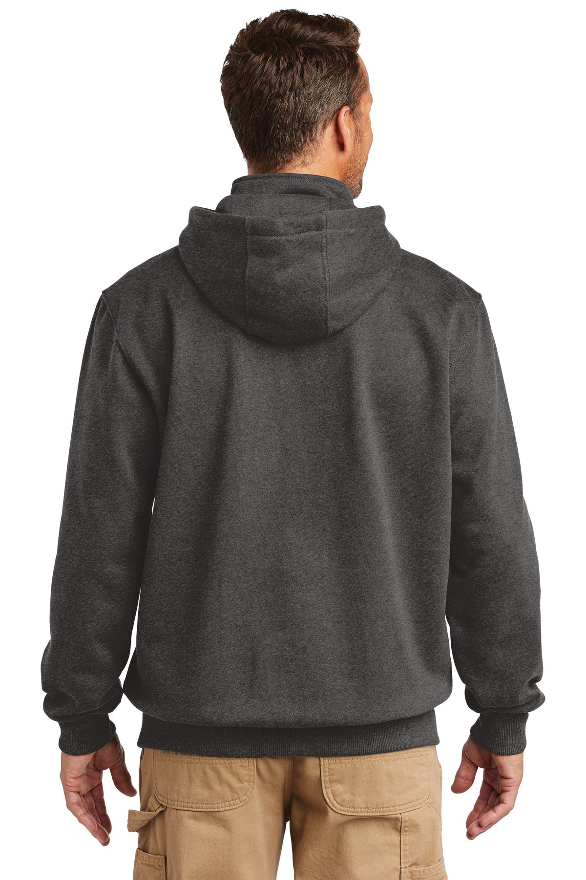 Carhartt Rain Defender Paxton Heavyweight Hooded Zip Mock Sweatshirt