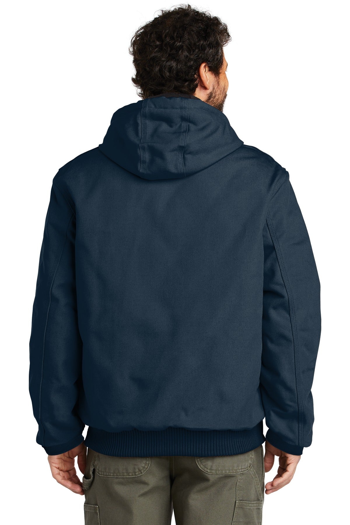 Carhartt Quilted-Flannel-Lined Duck Active Jacket