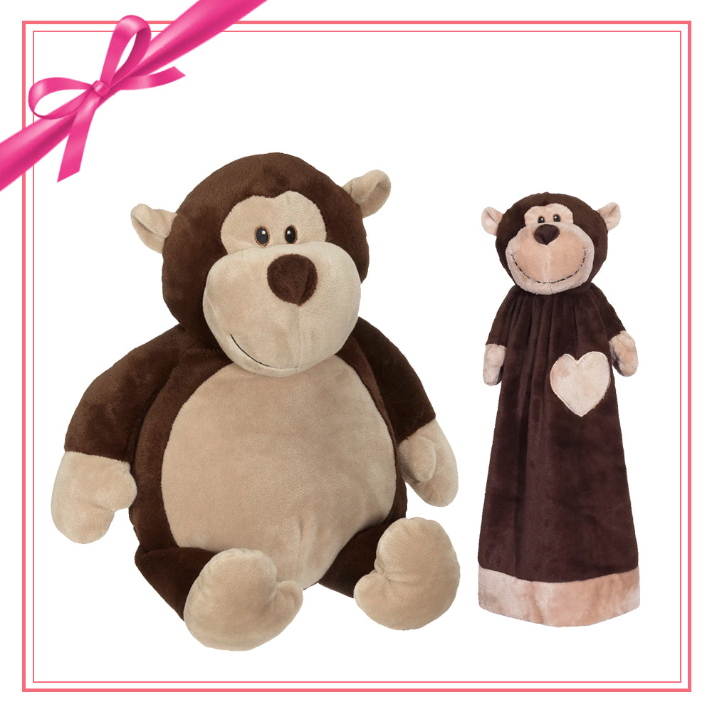 Gift Set - Monty Monkey Buddy & Blankey