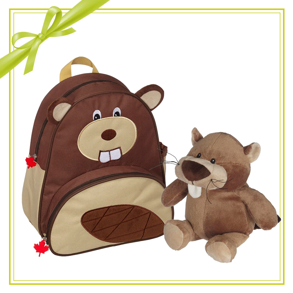 Gift Set - Moose Backpack & Mini Plush