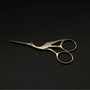 20 LARGE 4.5" GOLD STORK EMBROIDERY SCISSORS