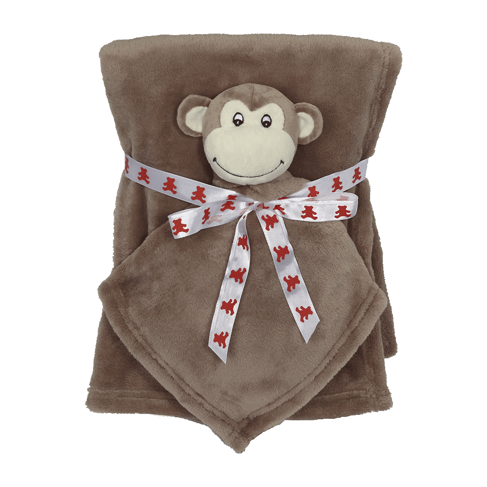 Monkey Blankey Buddy Set