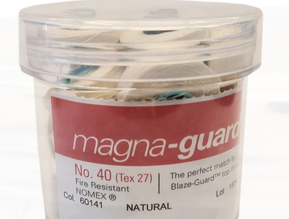 Magna-Guard Fire-Resistant Embroidery Bobbins - Style L Natural