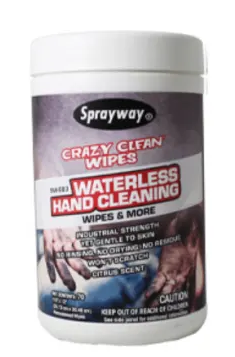Sprayway Crazy Clean Wipes PACK(6TUBES)
