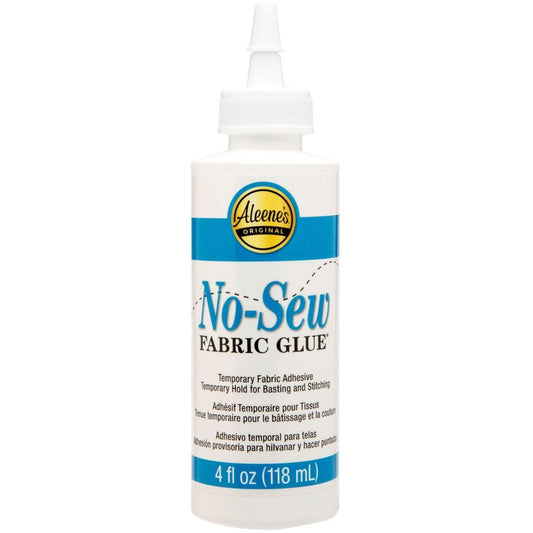 Aleene's No Sew Temporary Fabric Glue - 4 Oz