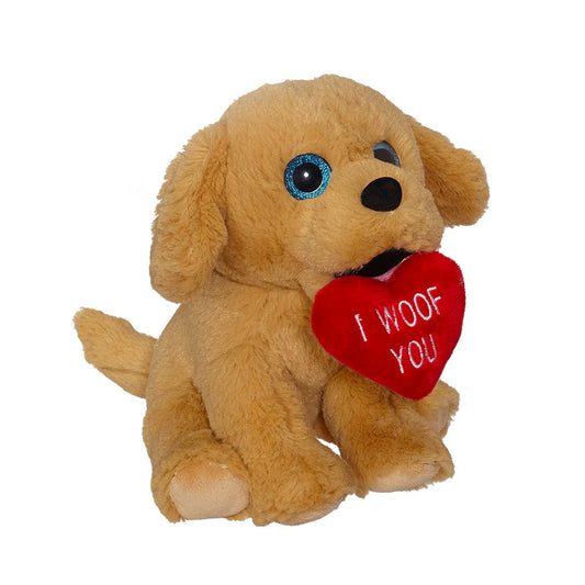 Valentine Golden Retriever Mini Plush
