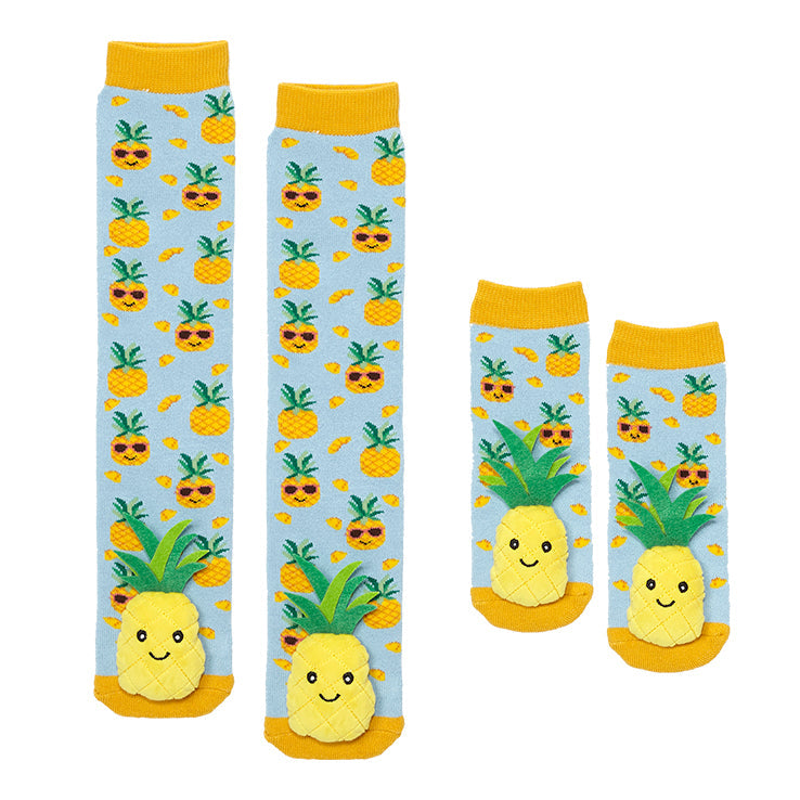 Messy Moose Socks, Pineapple
