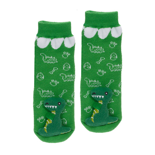 Messy Moose Socks, Dinosaur, 6 Pack