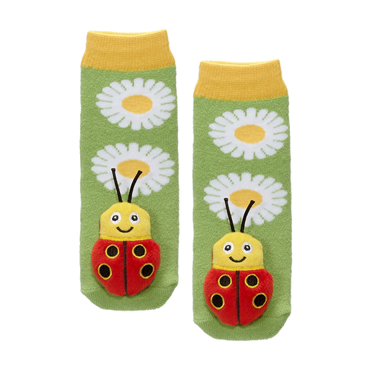 Messy Moose Socks, Ladybug, 6 Pack