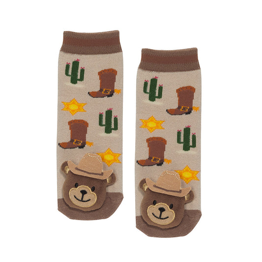 Messy Moose Socks, Cowboy, 6 Pack