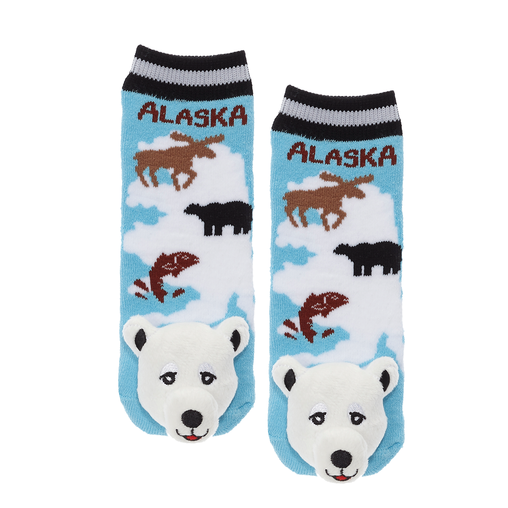 Messy Moose Socks, Alaska, 6 Pack