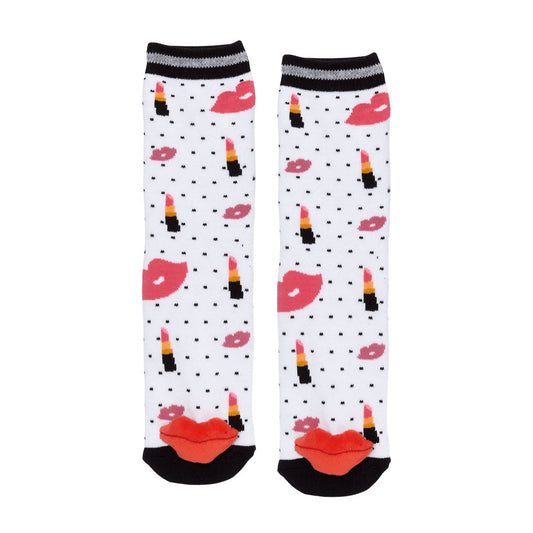 Messy Moose Socks, Lipstick, 6 Pack