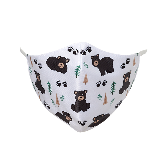 Black Bear Kids Face Mask