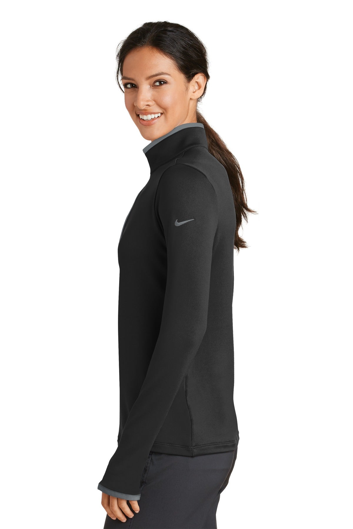 Nike Ladies Dri-FIT Stretch 1/2-Zip Cover-Up