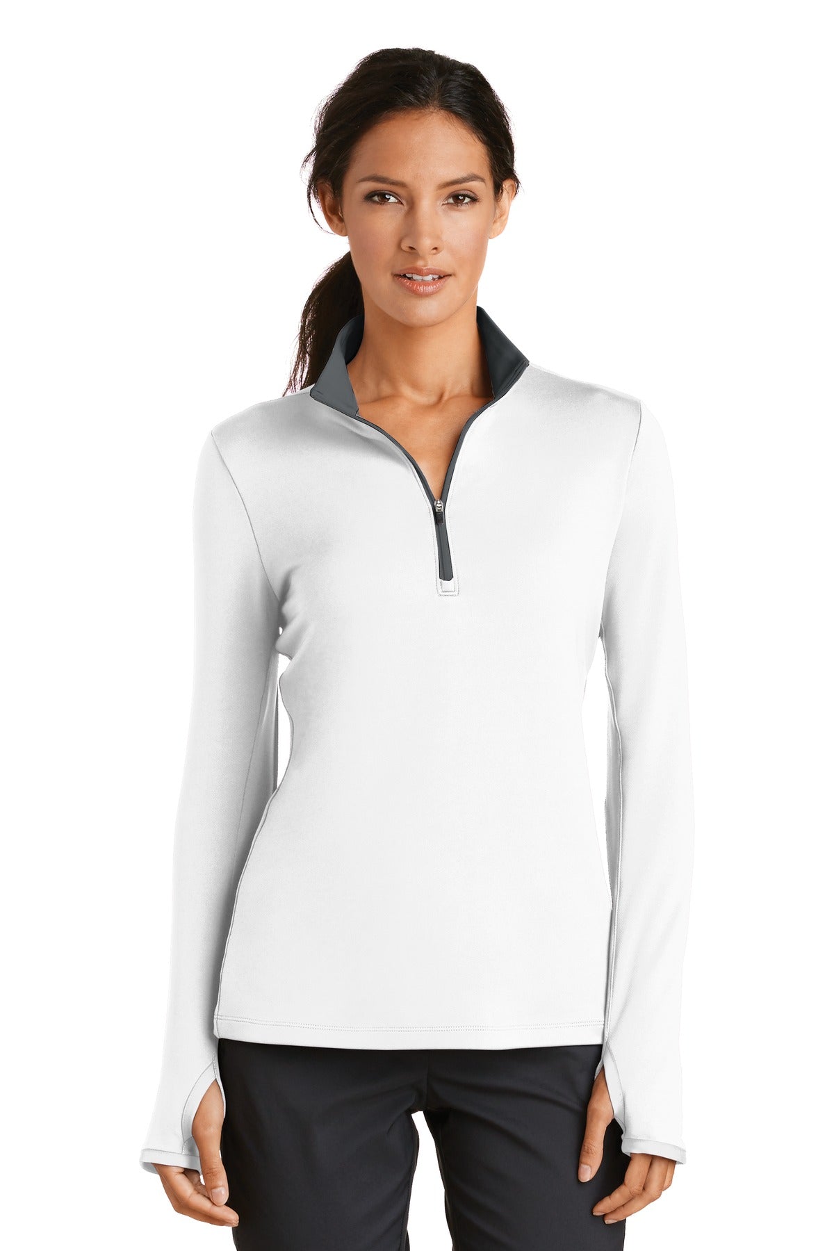 Nike Ladies Dri-FIT Stretch 1/2-Zip Cover-Up