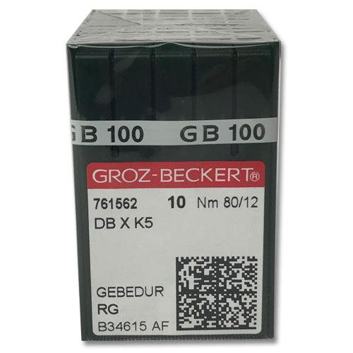 1 Pack 80/12 Genuine Groz Beckert Needle FFG/SES For Flat/Cap Goods