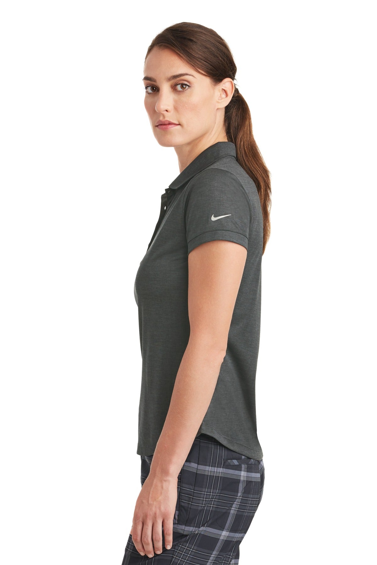 Nike Ladies Dri-FIT Crosshatch Polo