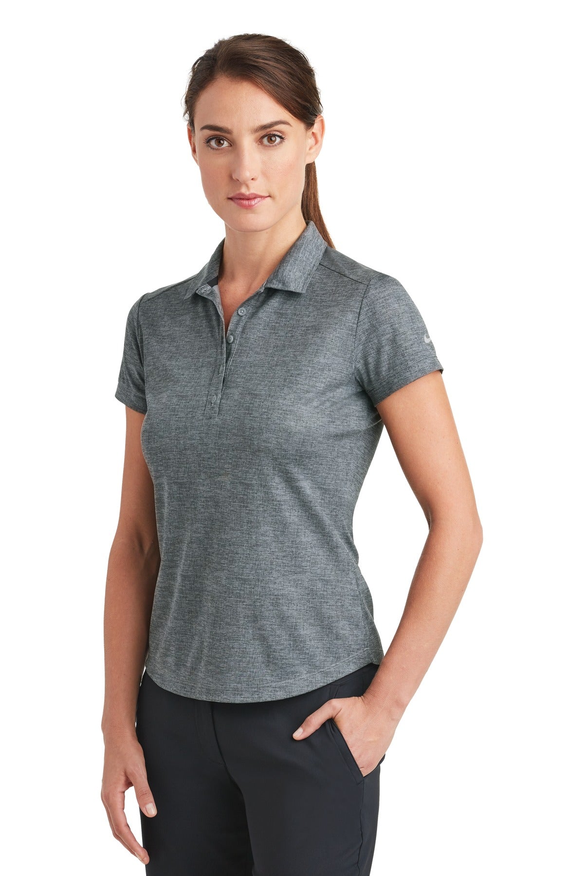 Nike Ladies Dri-FIT Crosshatch Polo