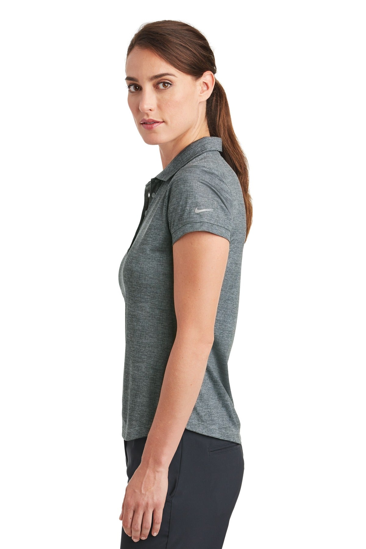 Nike Ladies Dri-FIT Crosshatch Polo