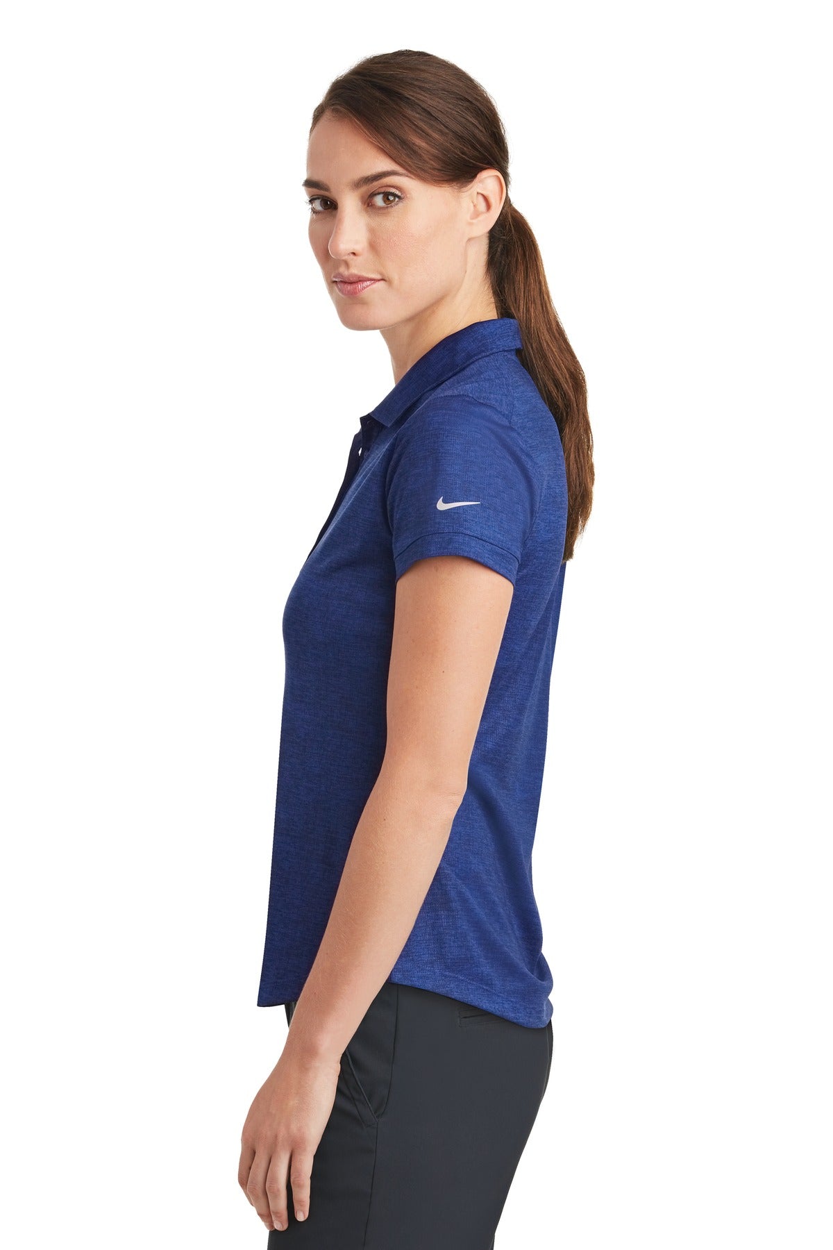Nike Ladies Dri-FIT Crosshatch Polo