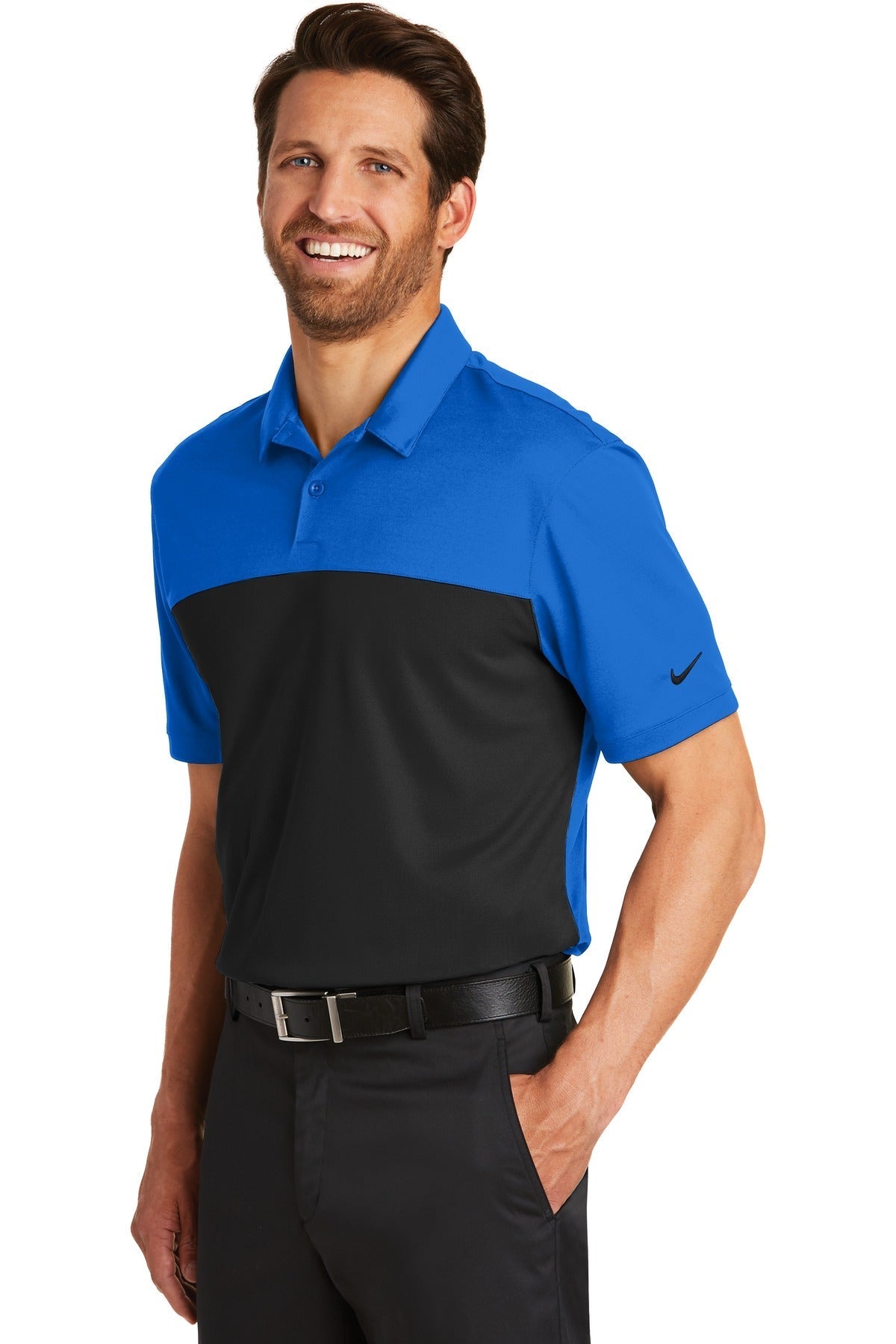 Nike Dri-FIT Colorblock Micro Pique Polo