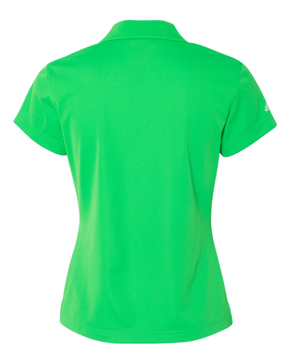 Adidas A131 Women's Basic Sport Shirt - Solar Lime White