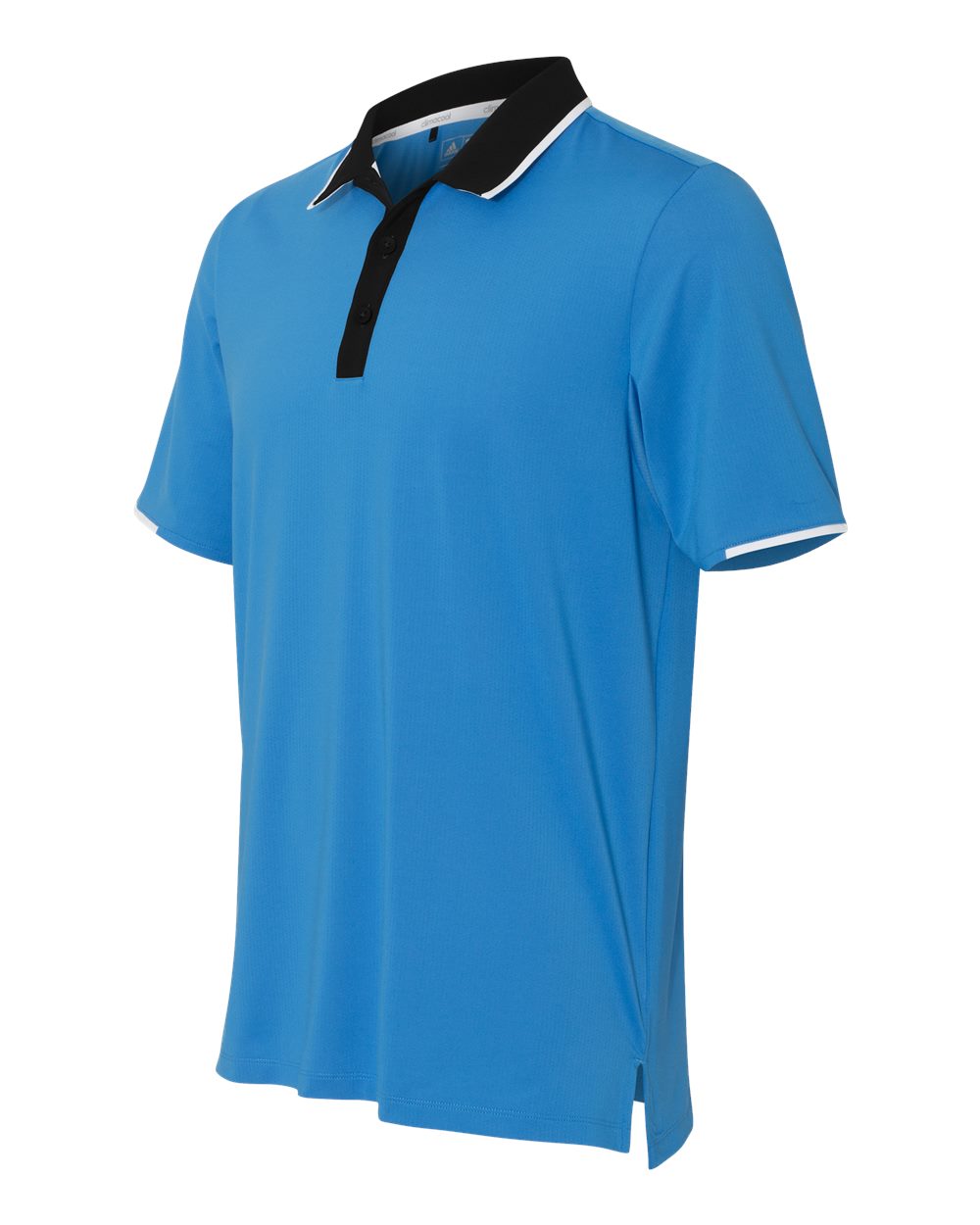 Adidas A166 Performance Colorblock Sport Shirt - Shock Blue Black White