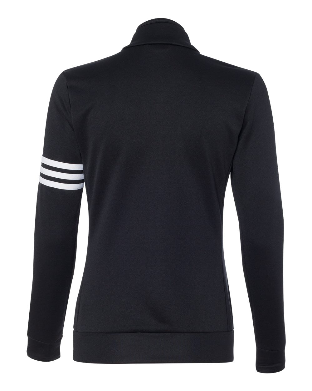 Adidas A191 Women's 3-Stripes French Terry Full-Zip Jacket - Black White