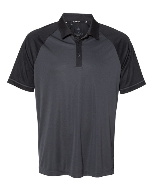 Adidas A207 Jacquard Raglan Sport Shirt - Carbon Black