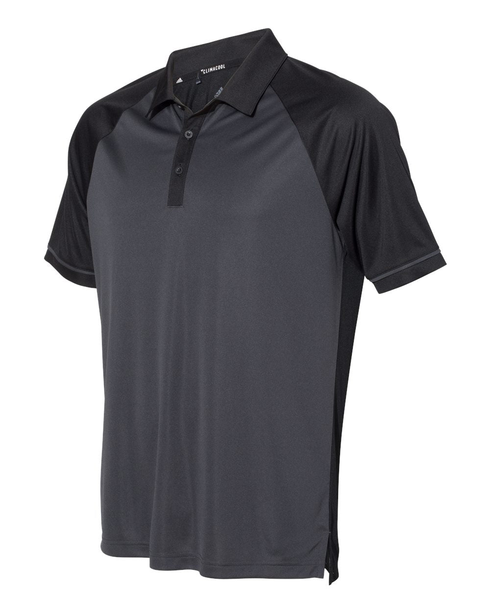 Adidas A207 Jacquard Raglan Sport Shirt - Carbon Black